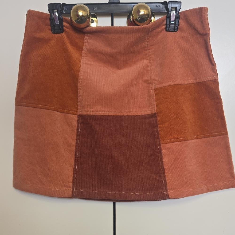 Women's Pincord Fabric Skirt